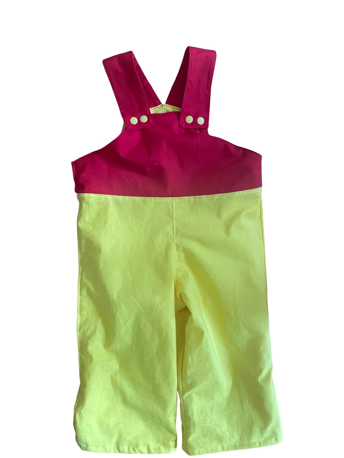 First birthday outfit, 1st birthday outfit, cake smash overalls, cake smash outfit, dungarees, honey overalls/ outfit, red yellow overalls