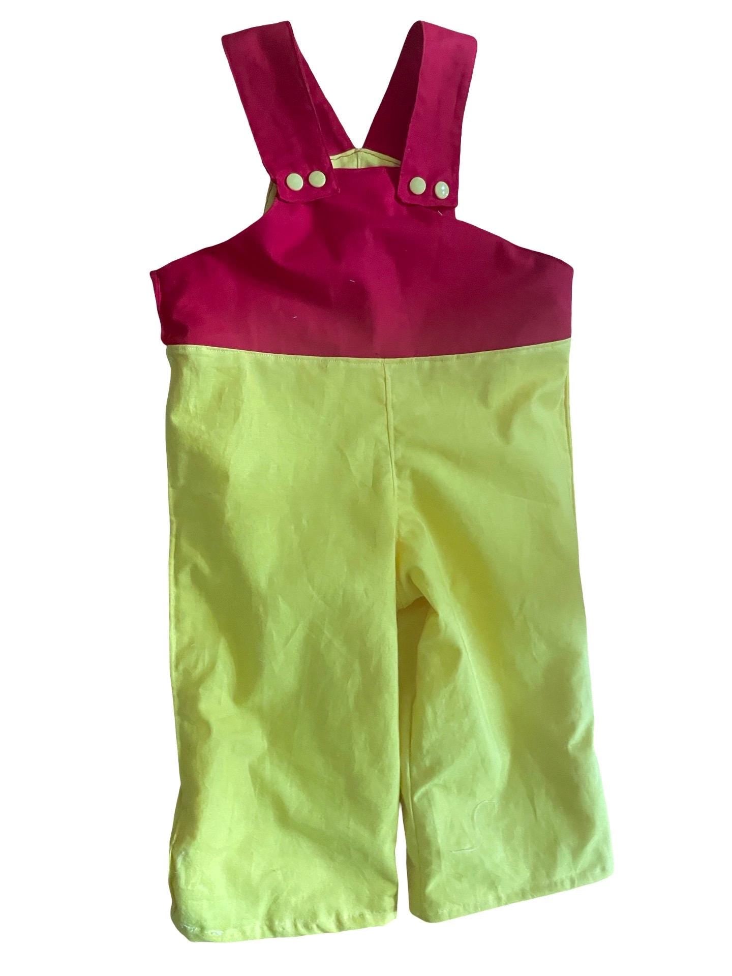 First birthday outfit, 1st birthday outfit, cake smash overalls, cake smash outfit, dungarees, honey overalls/ outfit, red yellow overalls