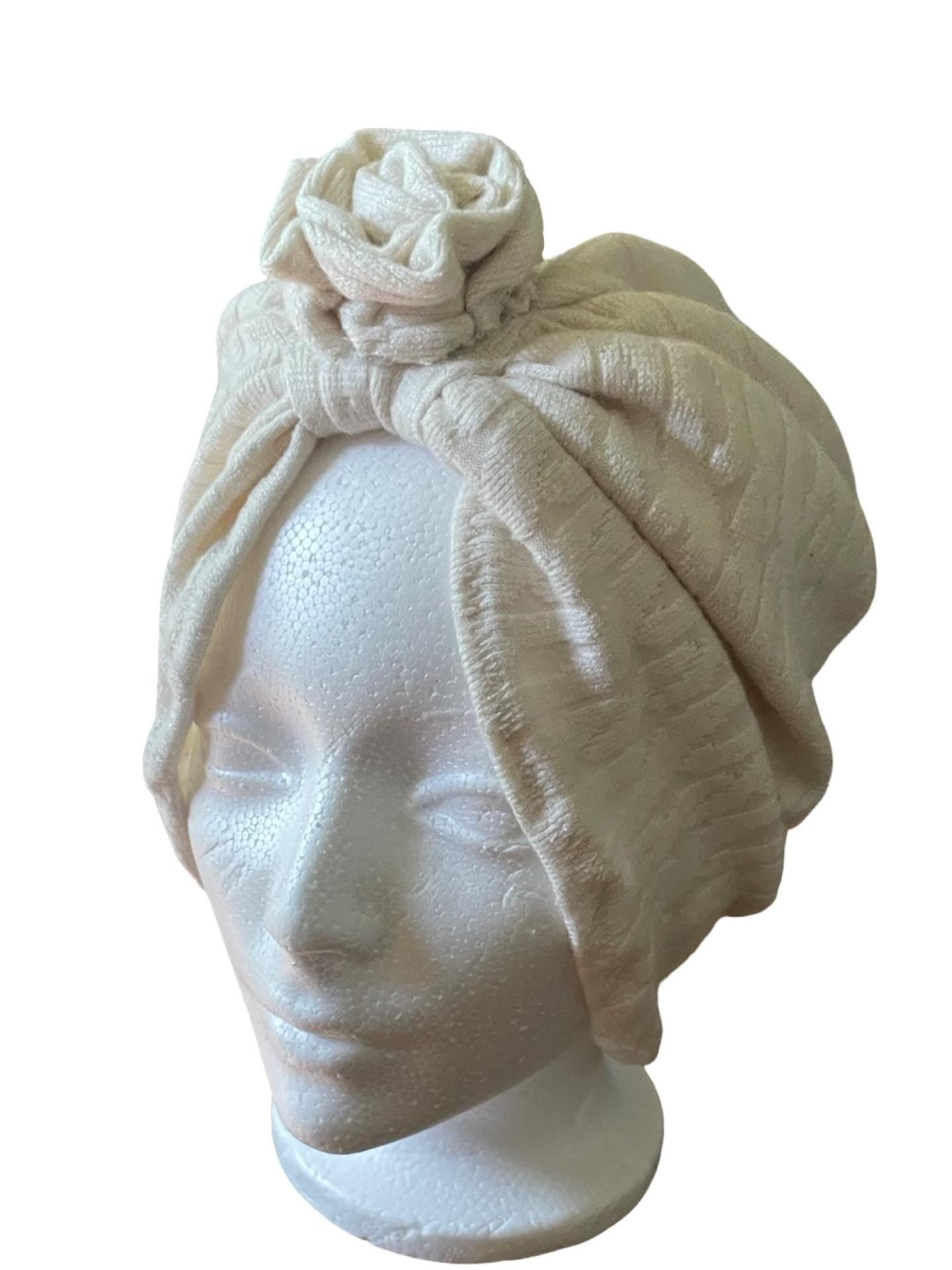 PRETIED TURBAN HEADWRAP, Turban, Womens Hat, stretch Knot, twist, Cap, chemo gift, teal, protective styling, headscarf, chemo hat, alopecia