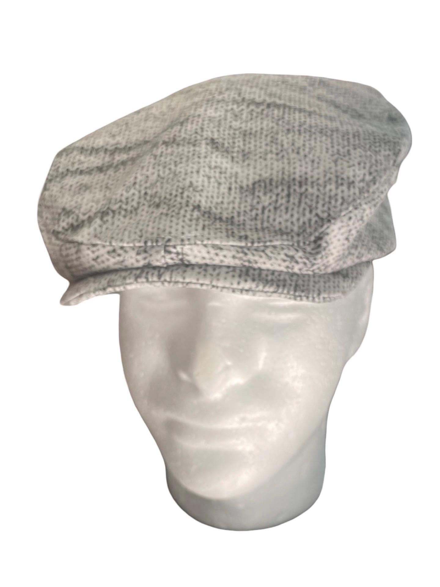 Grey cable knit cotton flat cap Hat, Flat Cap, fall Hat, Cable knit Hat, Baker Boy Hat, Summer Hat, Gatsby Hat, cable Hat, Newsboy hat