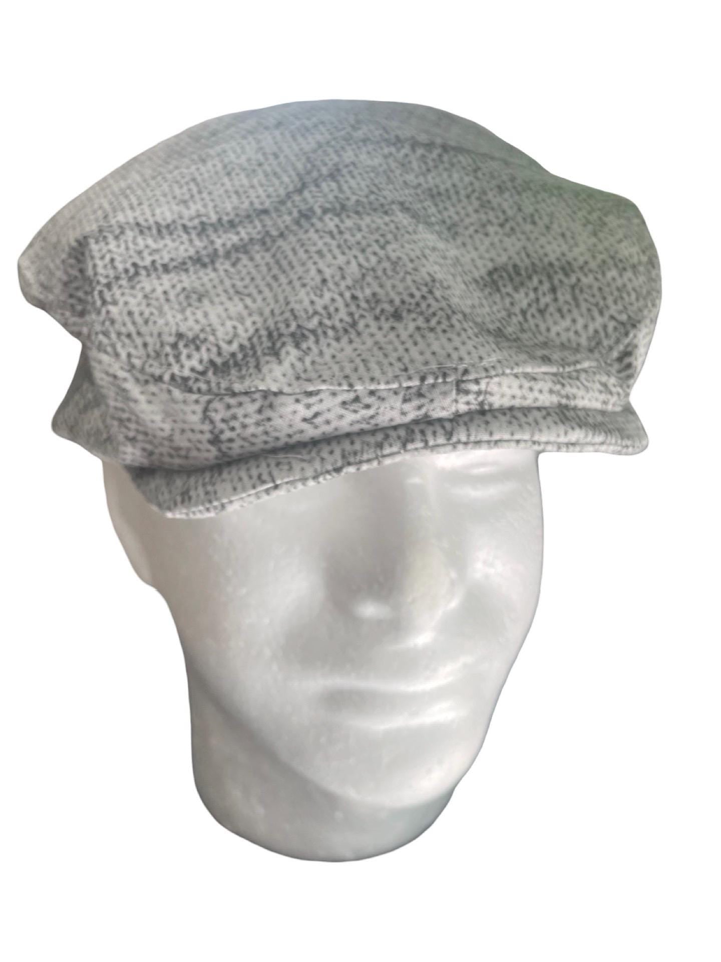 Grey cable knit cotton flat cap Hat, Flat Cap, fall Hat, Cable knit Hat, Baker Boy Hat, Summer Hat, Gatsby Hat, cable Hat, Newsboy hat