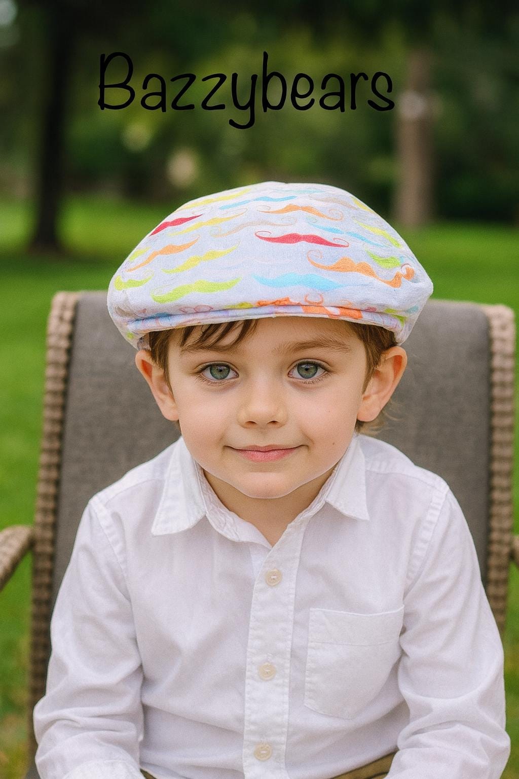 White Summer Hat, Flat Cap, Cotton Summer Hat, Peaky Blinders Hat, Baker Boy Hat, Unisex Summer Hat, Gatsby Hat, Colourful, moustache