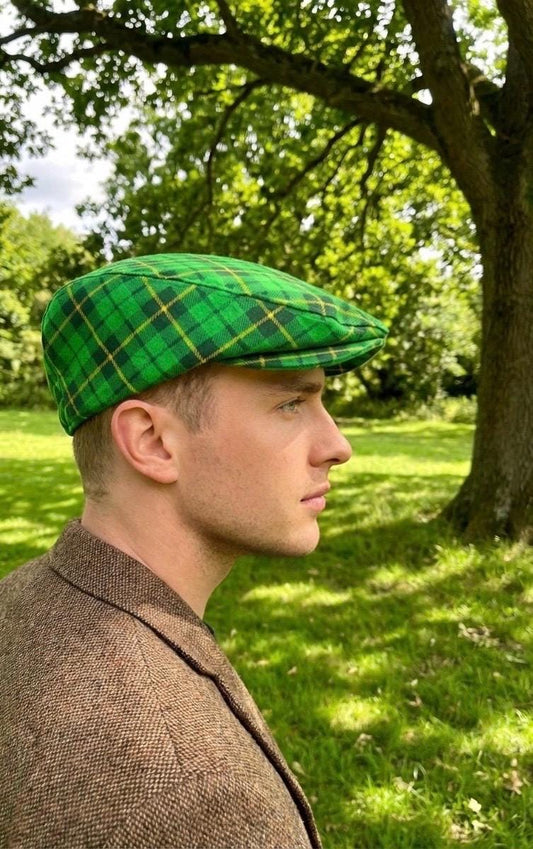 Green Linen Flat Cap, Peaky Blinders Hat, Baker Boy M Hat,Irish flat cap, Gatsby Hat, Summer Men Hat, Christmas flat cap, golfing hat,