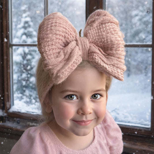 7 COLOURS Baby headbands, bow headband, warm tone bows, boho, toddler hair bows, girl hair bow, turban headband, cable knit, newborn bows
