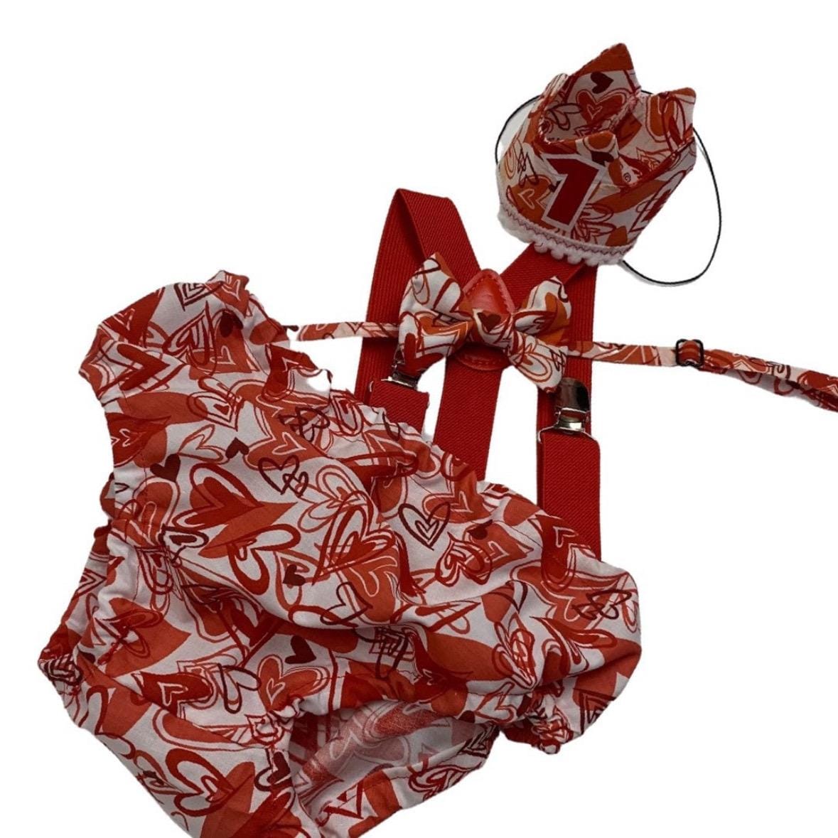 red cake smash outfit boy, Valentine cake smash, red bow tie, smash cake outfit boy, red diaper cover, red baby bow tie, red suspenders