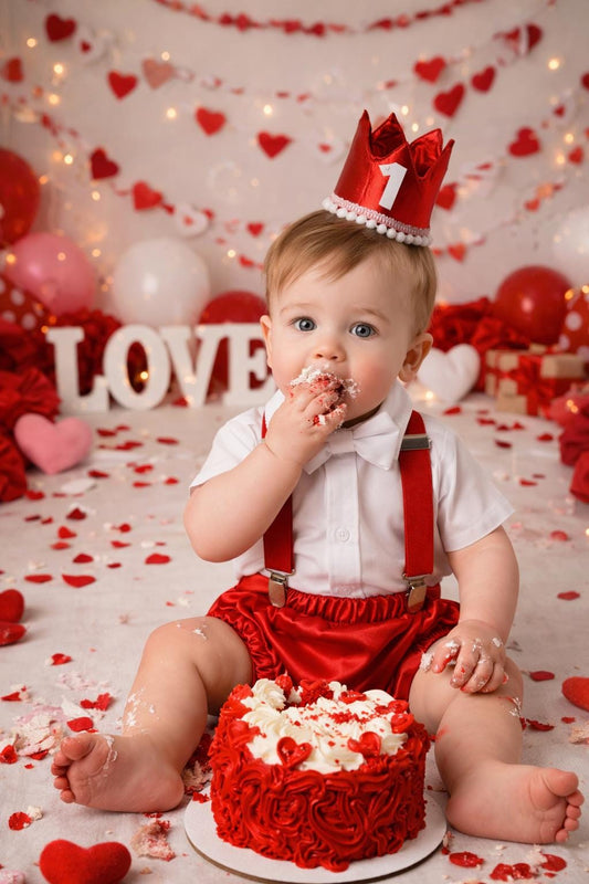 red cake smash outfit boy, Valentine cake smash, red bow tie, smash cake outfit boy, red diaper cover, red baby bow tie, red suspenders