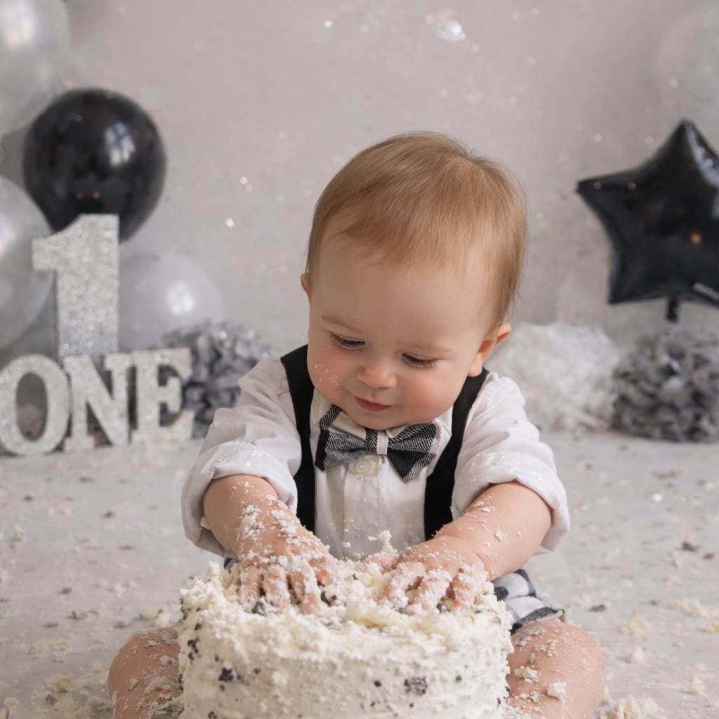 Cake Smash Outfit Boy Buffalo Plaid Set or Buy the Piece Diaper Cover Bow Tie Suspenders Boys First 1st Birthday Lumberjack Photoshoot