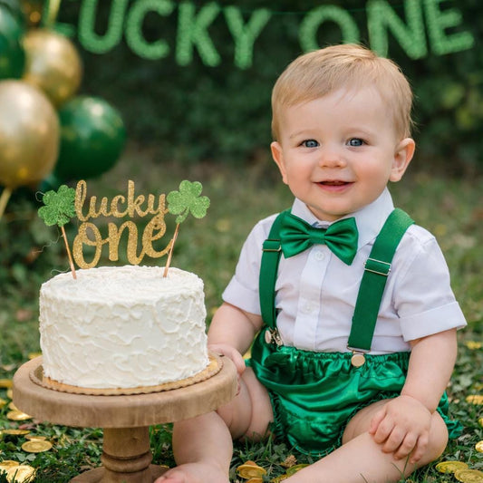 Boy Cake Smash Outfit, Cake Smash Set, St. Patrick’s Day Cake Smash, Lucky One Cake Smash, Irish 1st Birthday, Boy 1st Birthday