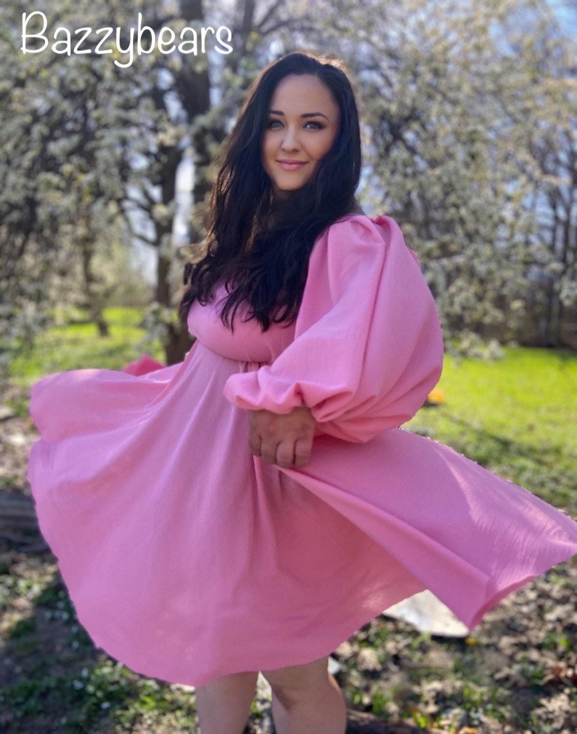 Maternity Dress for Baby Shower | maternity dress for photo shoot | Maternity Gown available in + 10 color | off shoulder puff sleeve dress