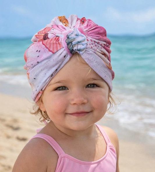 Baby Turban Hat | Newborn Hat | Baby Hat | Infant Hat | Hospital Hat | Curly hair Hat | Winter Baby Hat | satin turban hat