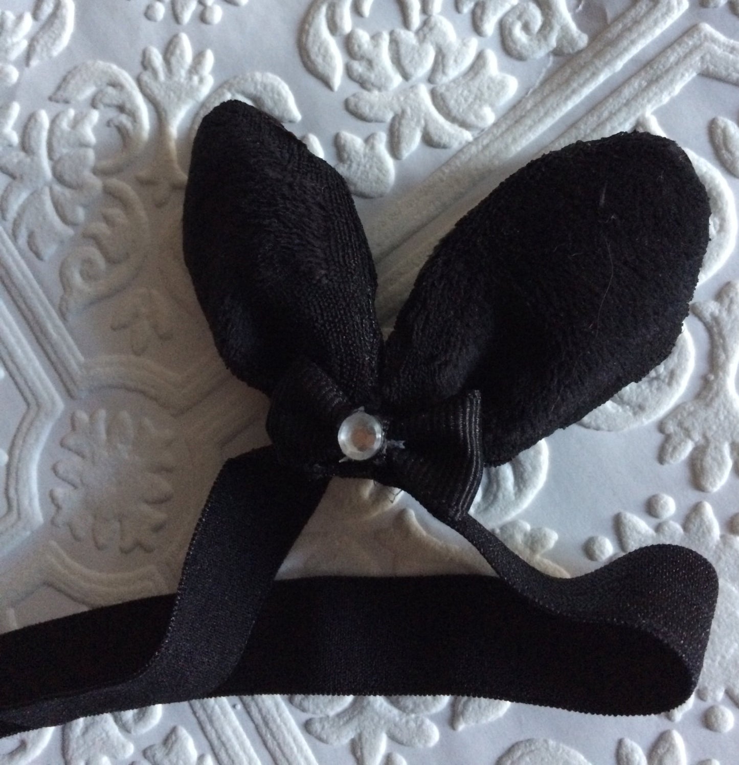 Halloween bunny ears, black bunny ears, Halloween mini bunny ears, Halloween costume ears, black mini ears, black mini bunny ears,mini bunny