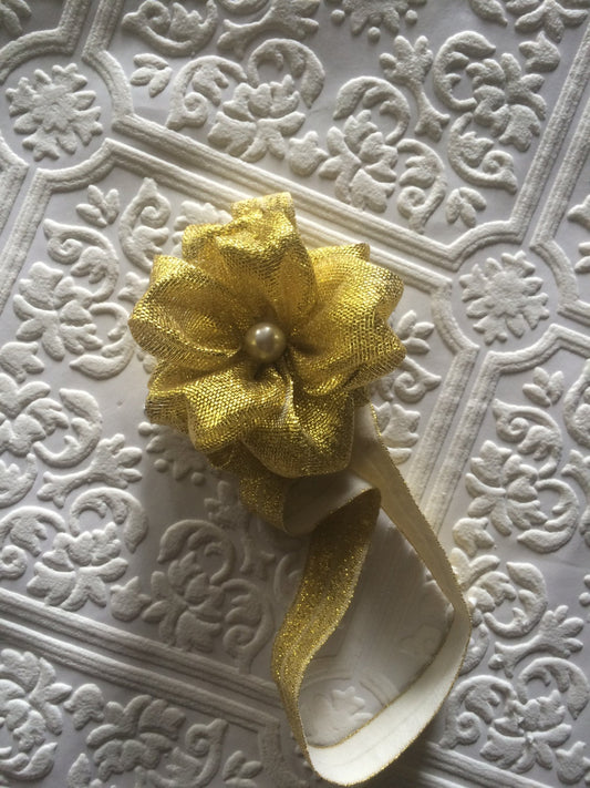 gold baby headband, gold headband, Christmas headband, starfish headband, Christmas baby headband, gold sparkle headband, mermaid