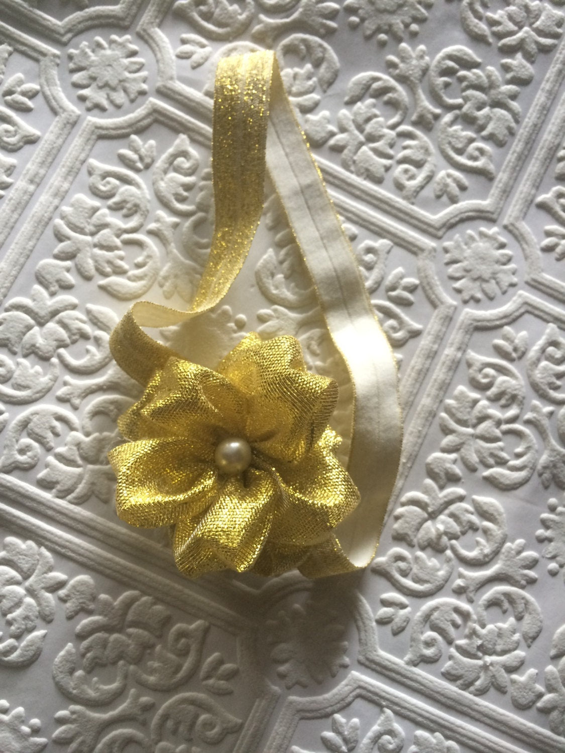 gold baby headband, gold headband, Christmas headband, starfish headband, Christmas baby headband, gold sparkle headband, mermaid