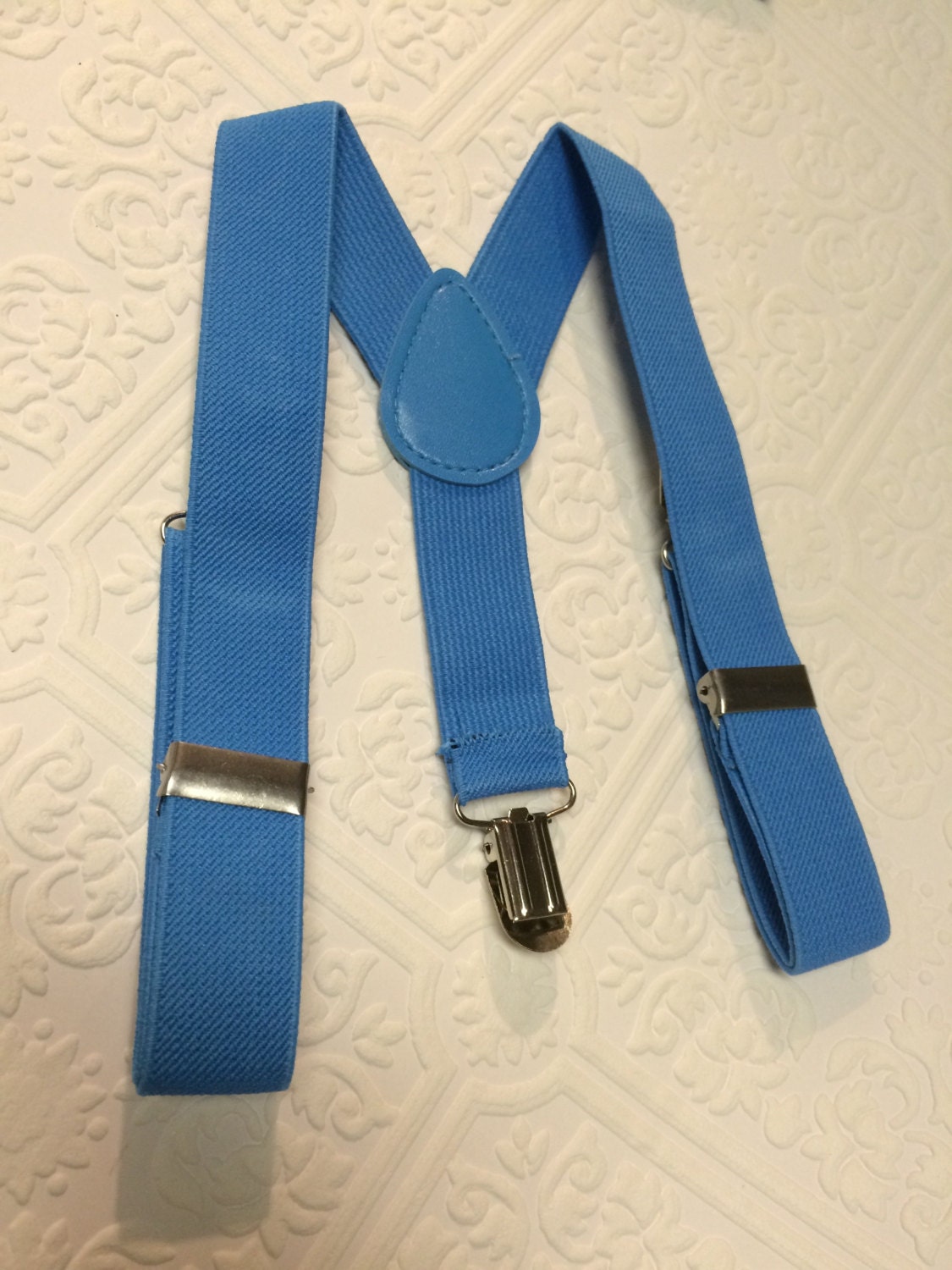 Baby suspenders, light blue baby suspenders, toddler suspenders, blue suspenders, sky blue suspenders