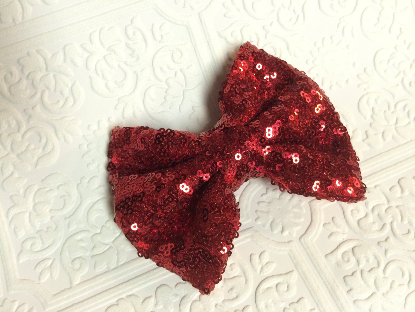 Red bow headband, baby bow headband, sparkling bow headband, red headband, red baby headband, baby bow headband, Christmas headband