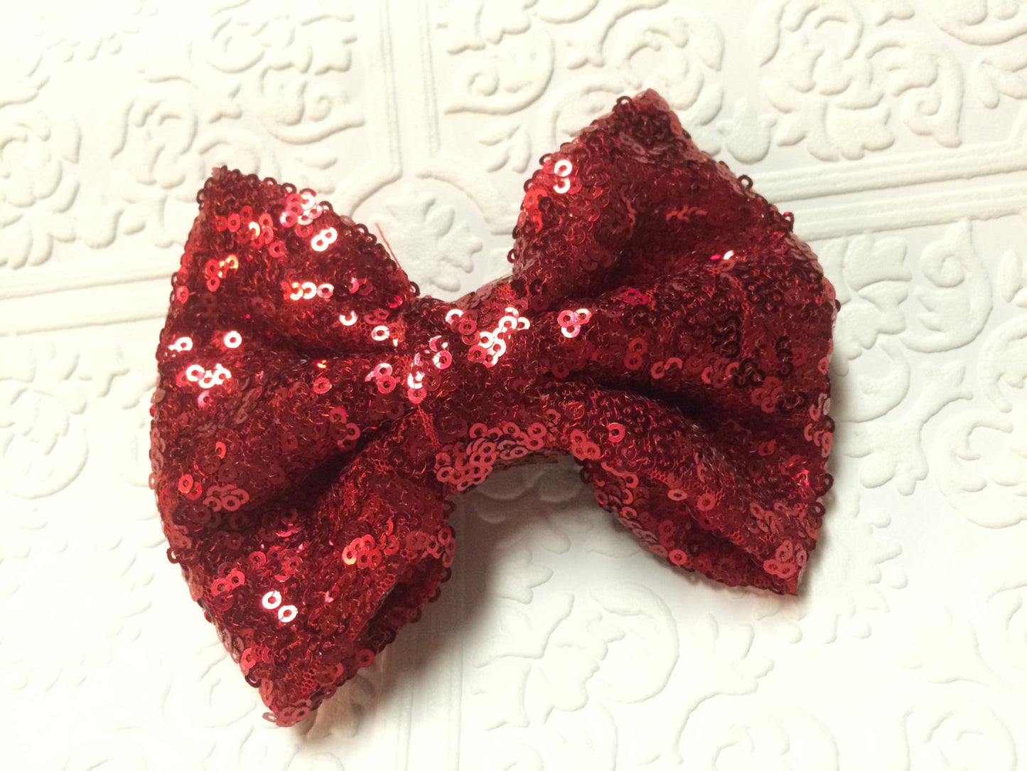 Red bow headband, baby bow headband, sparkling bow headband, red headband, red baby headband, baby bow headband, Christmas headband