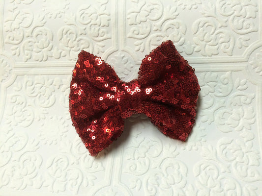 Red bow headband, baby bow headband, sparkling bow headband, red headband, red baby headband, baby bow headband, Christmas headband