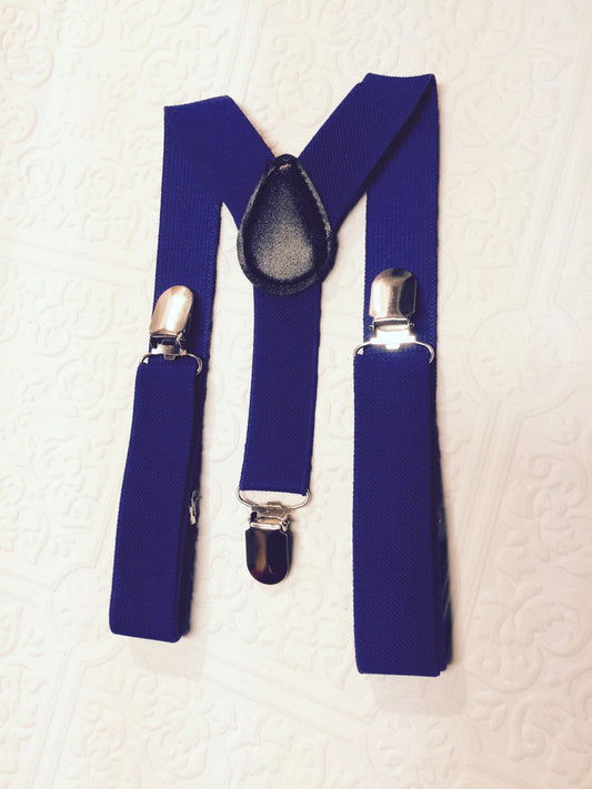 Baby suspenders, royal blue baby suspenders, toddler suspenders, blue suspenders, royal blue suspenders