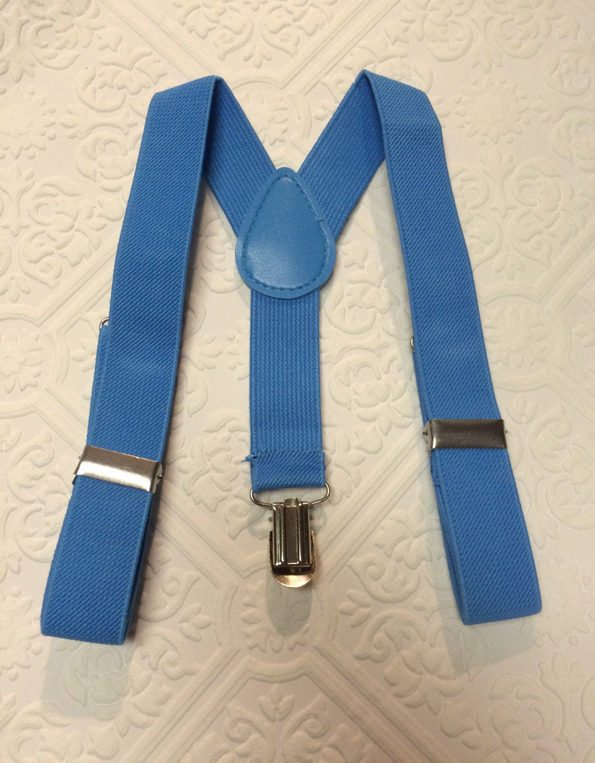 Baby suspenders, light blue baby suspenders, toddler suspenders, blue suspenders, sky blue suspenders