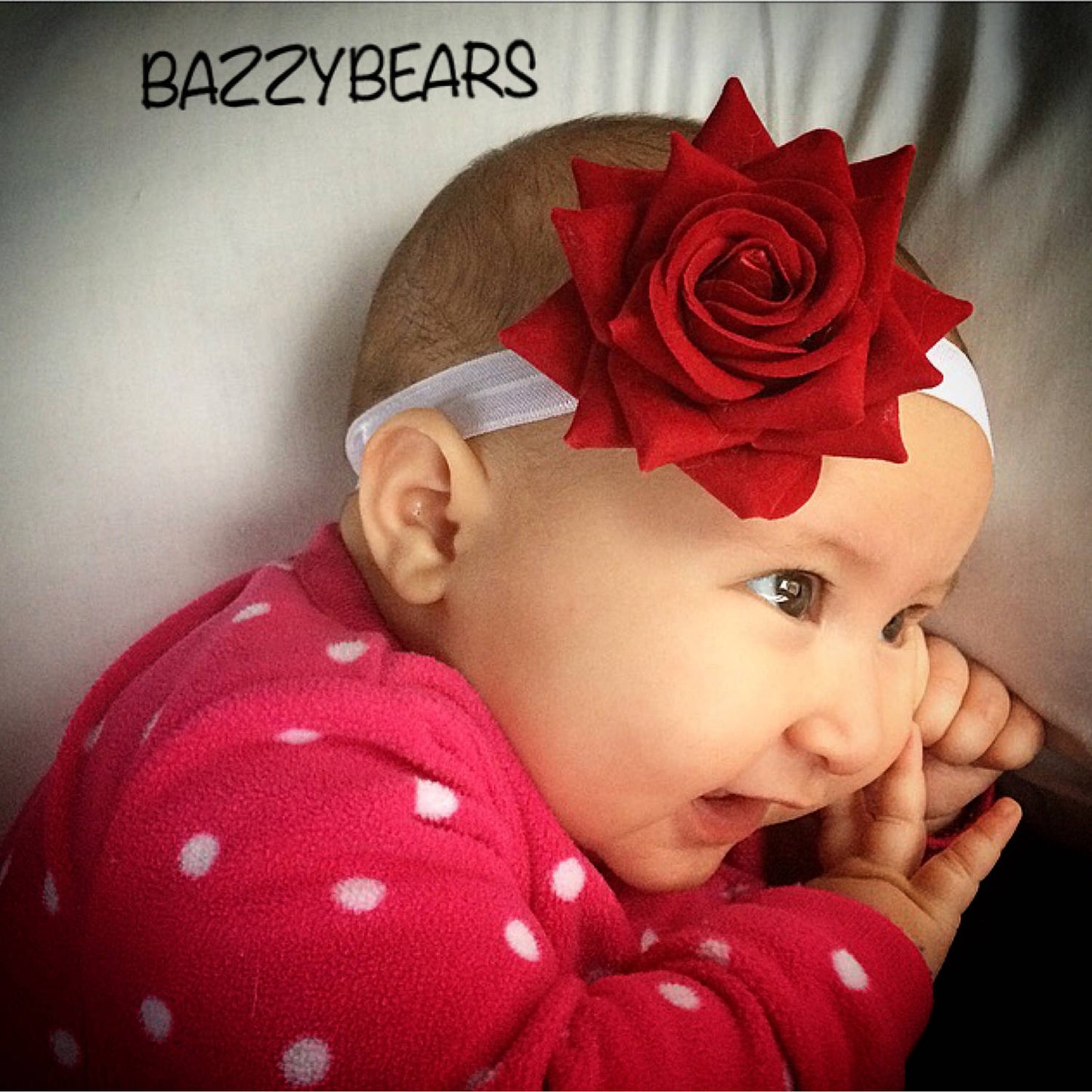 baby rose, Rose headband, rose baby headband, baby headband, red rose headband, newborn headband, red baby headband, birthday headband, rose