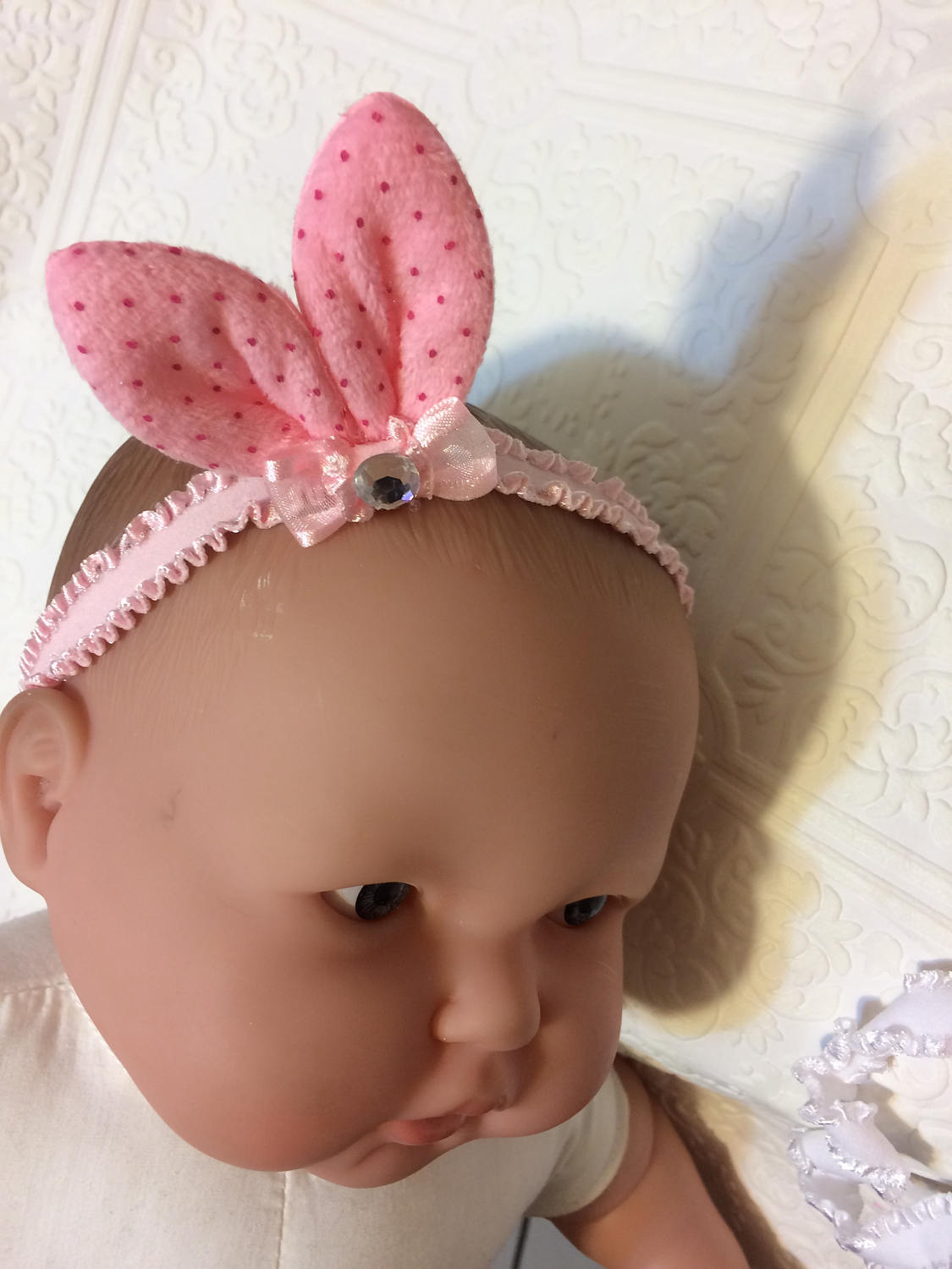 bunny ear headband, tiny bunny ears, tiny bunny headband, bunny baby headband, bunny ears, toddler bunny ear clip, bunny ear clip, baby ears