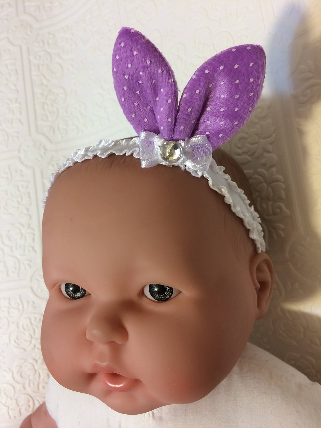 bunny ear headband, tiny bunny ears, tiny bunny headband, bunny baby headband, bunny ears, toddler bunny ear clip, bunny ear clip, baby ears