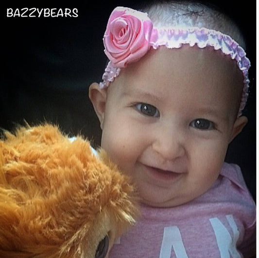 baby rose headband, rose headband, simple baby headband, rose headband, pink headband, baby pink headband,rosy headband, baby rose, headband