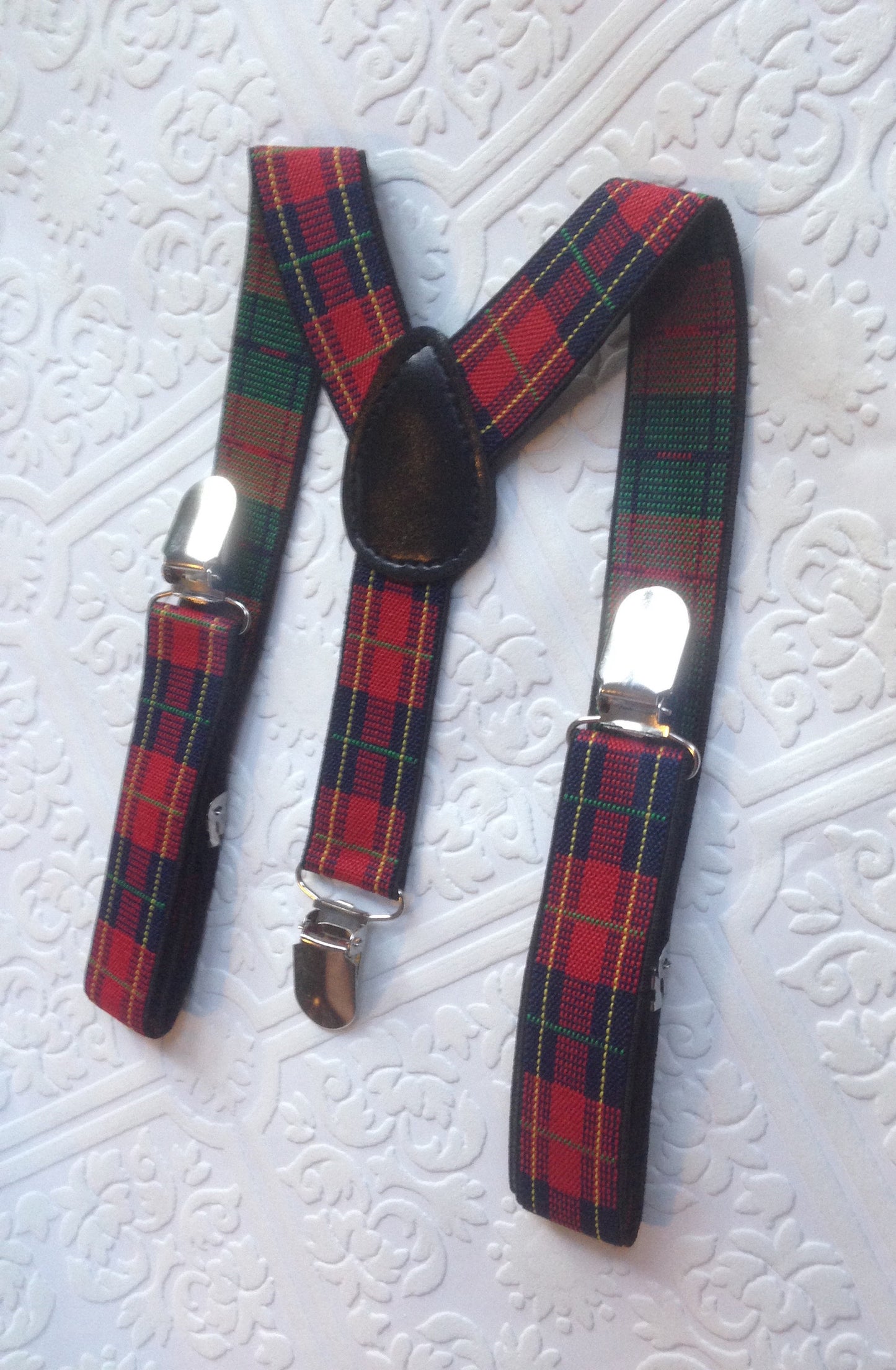 Suspenders, plaid suspenders, red suspenders, baby red suspenders, red toddler suspenders, Christmas suspenders, boy suspenders