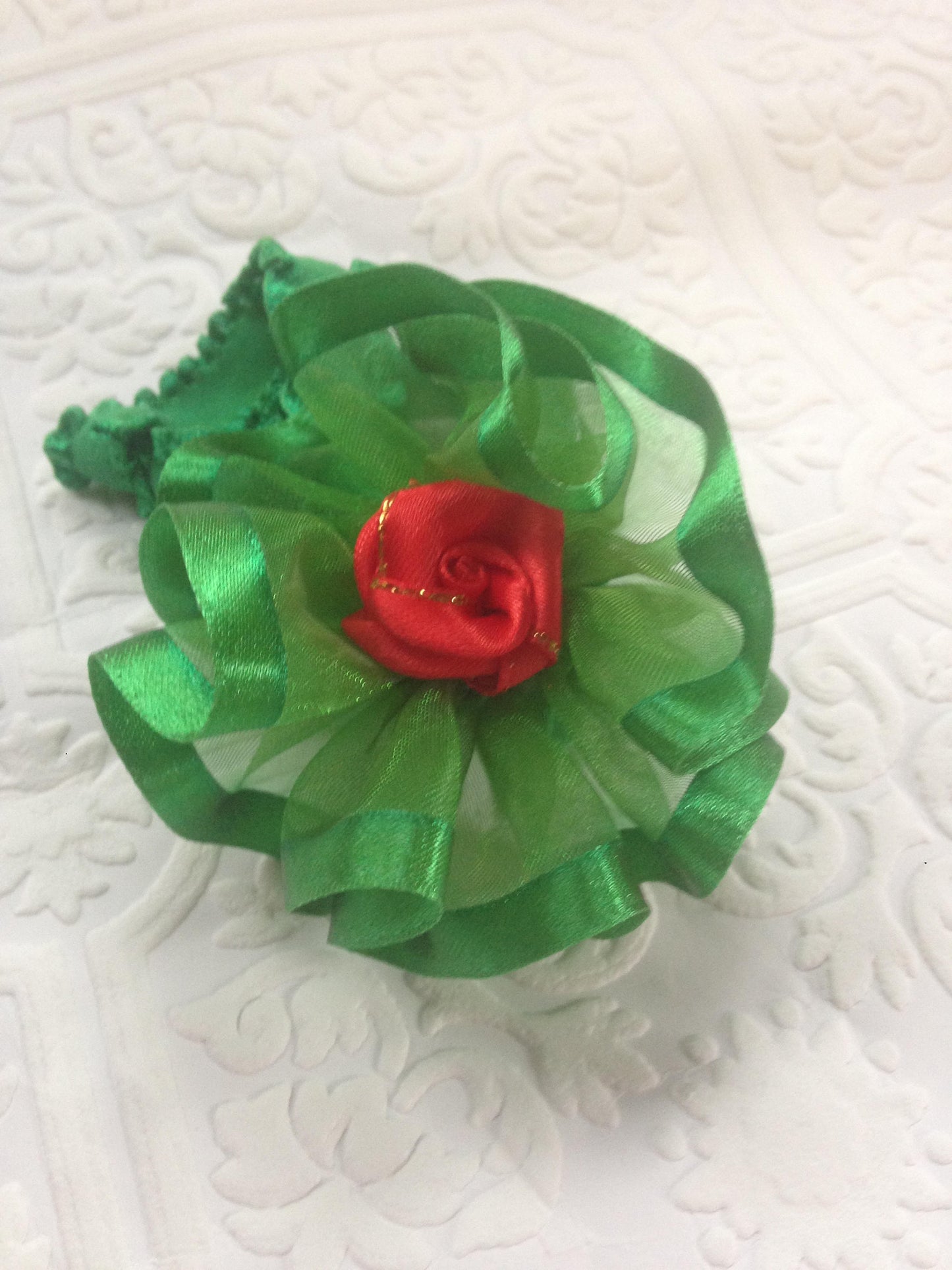 Red green baby headband, Christmas baby headband, green baby headband, holiday baby headband, holiday headband, christmas headband, photo