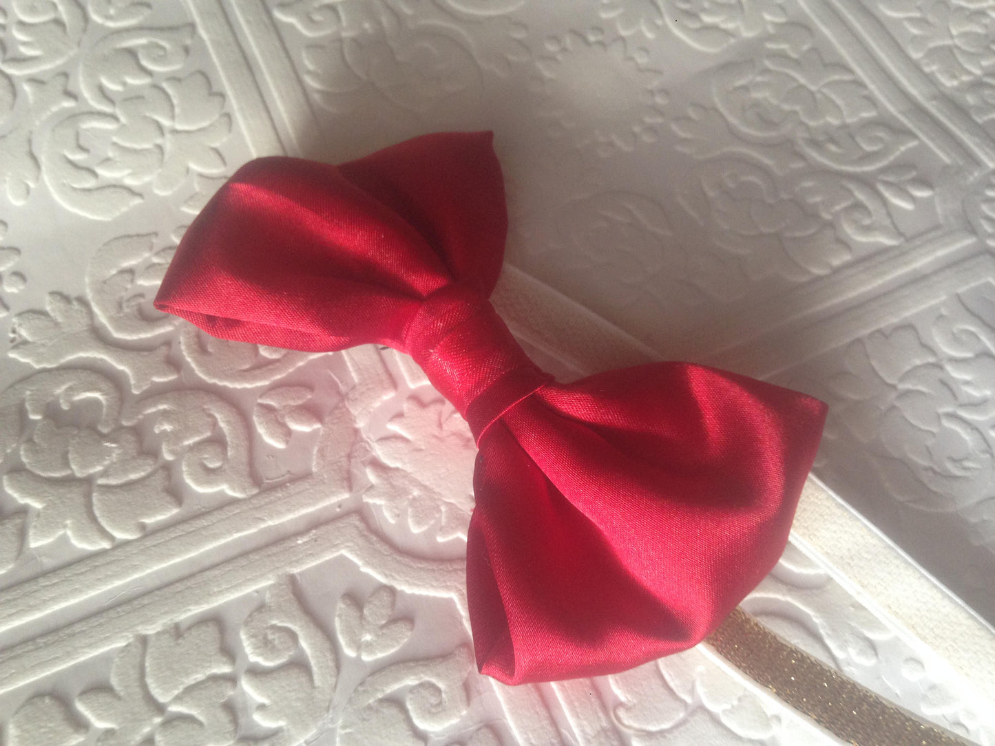 christmas red bow, baby headband, red baby headband, bow headband, newborn headband, red headband, christmas baby headband, satin red bow