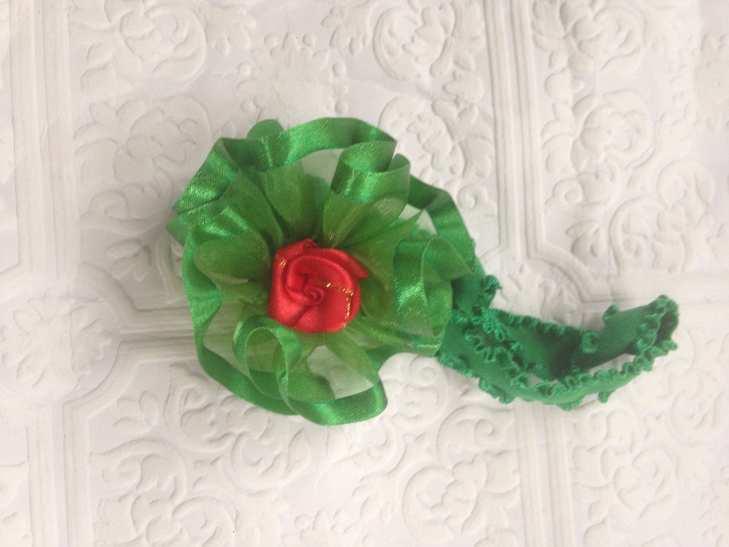 Red green baby headband, Christmas baby headband, green baby headband, holiday baby headband, holiday headband, christmas headband, photo