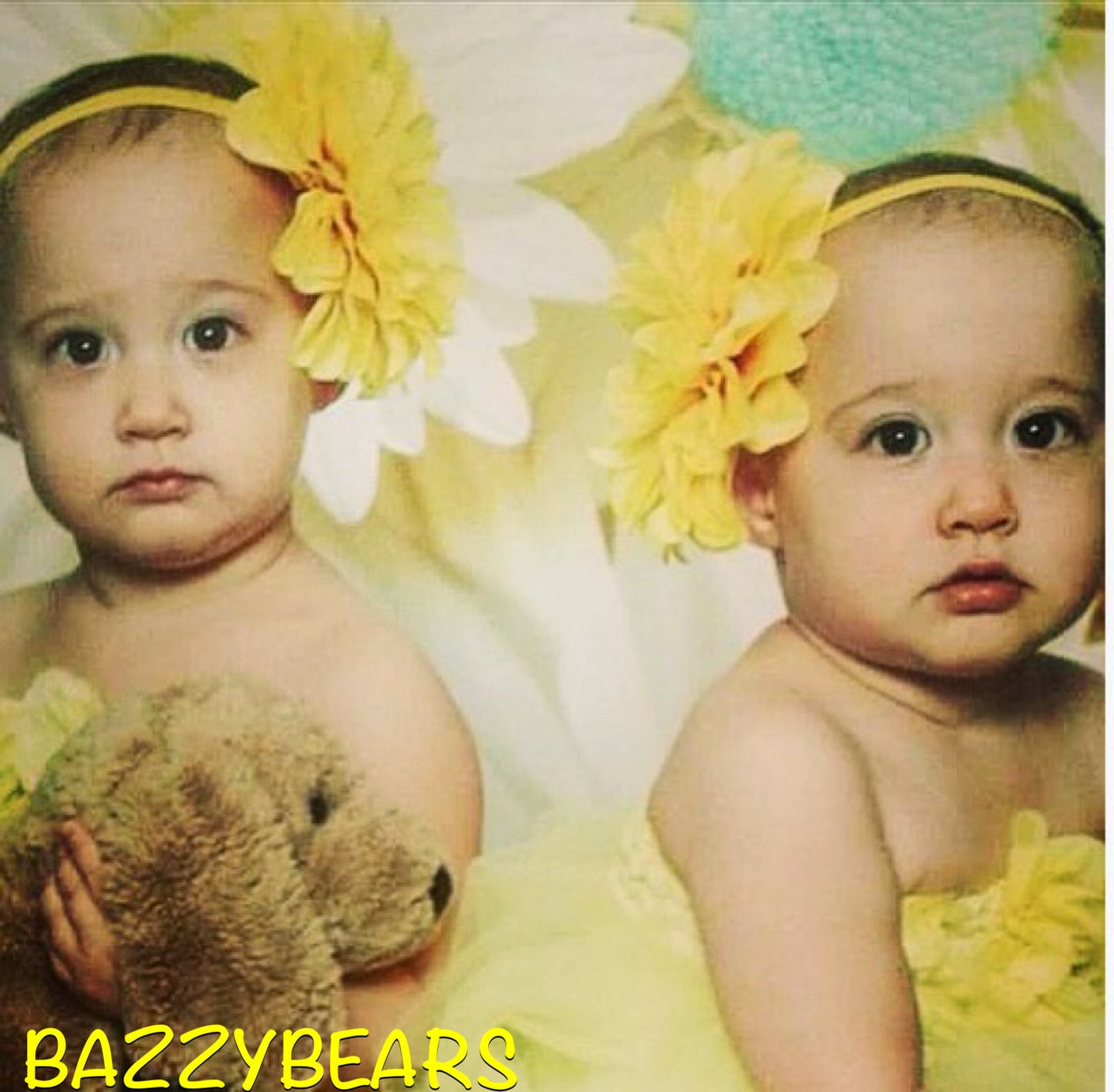 Yellow flower baby headband,  baby headband, ýelbow rose headband, large baby headband,  large flower baby headband,  spring baby headband