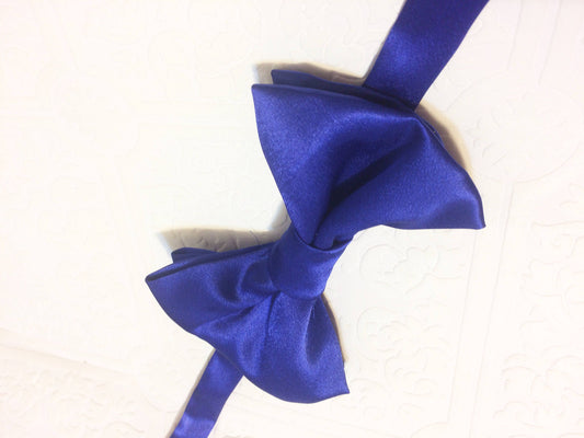 Royal blue baby bow tie, Easter bow tie, blue bow tie, blue satin bow tie, baby bow tie, blue baby bow tie, blue toddler bow tie, holiday