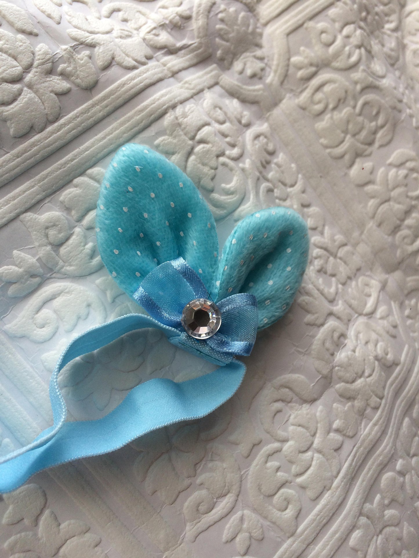 bunny ears headband, bunny ears, tiny bunny headband, bunny baby headband, blue bunny ears, blue bunny ear clip, bunny ear clip, baby ears