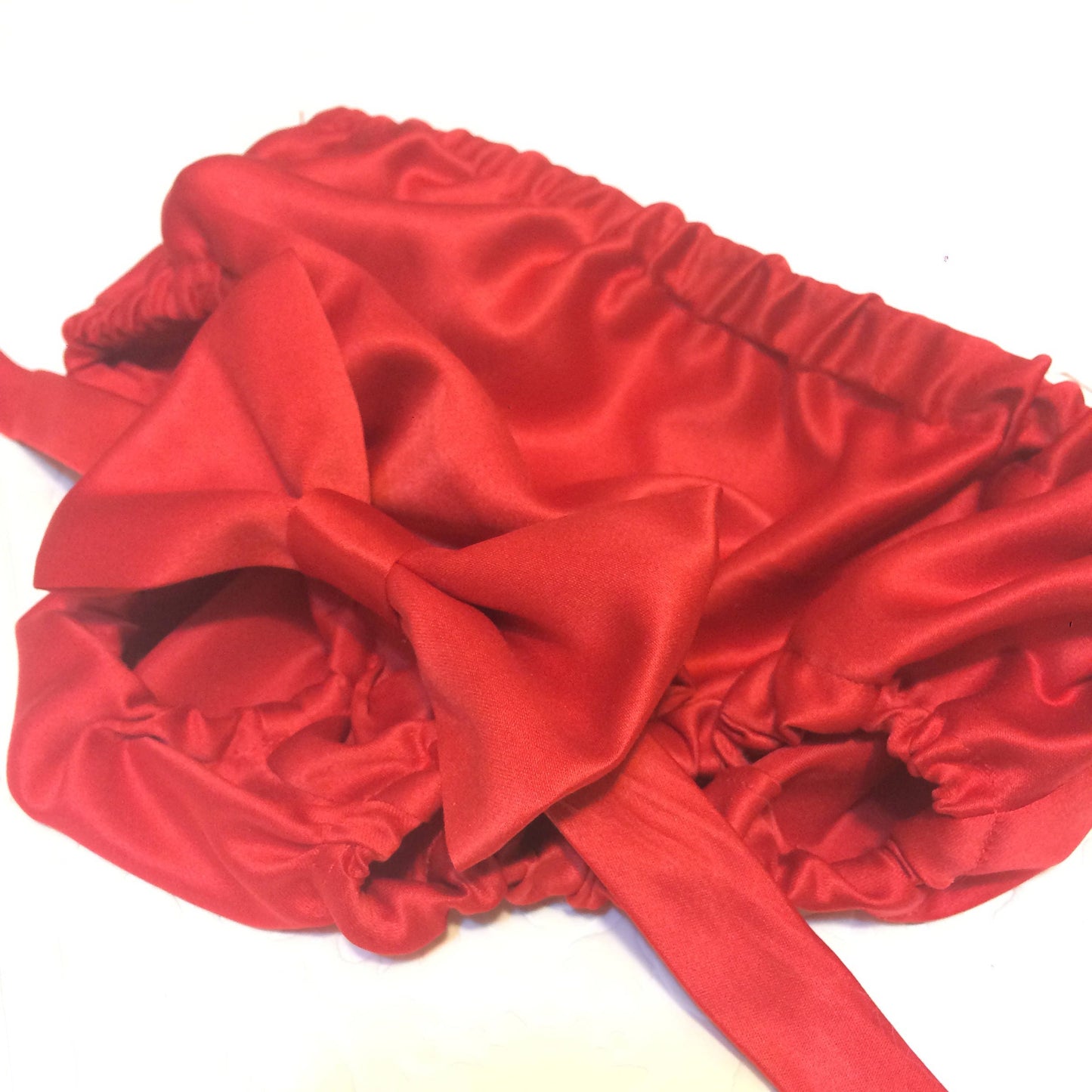 Red bloomer/diaper cover for cake smash/first birthday