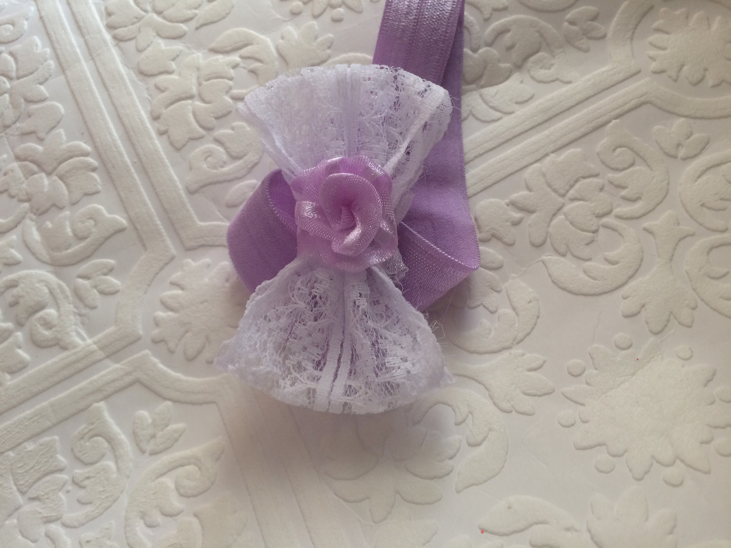 White bow headband, white baby headband,  lace headband,  wedding baby headband,  rose baby headband,  baby headband, white bow, purple bow