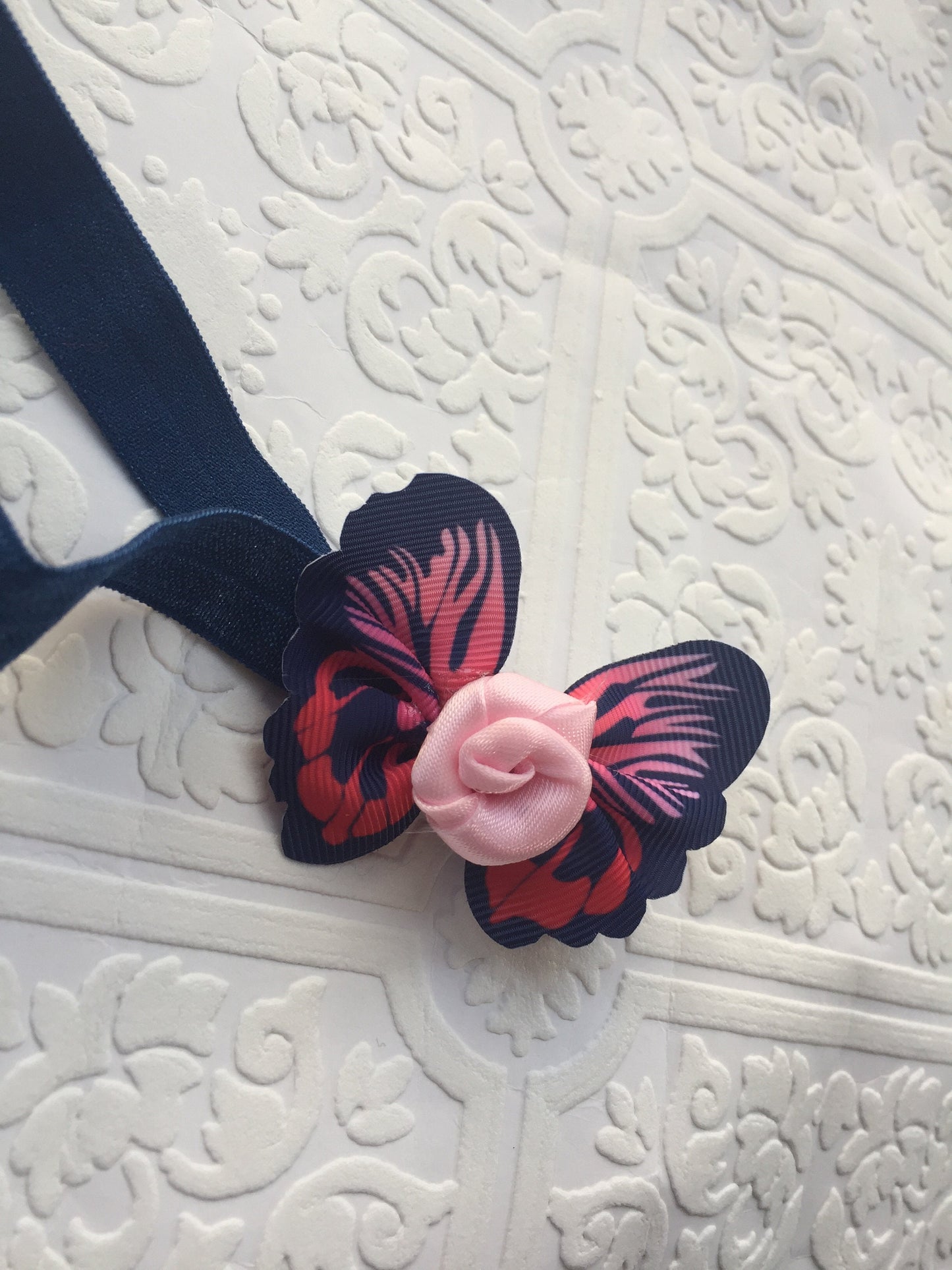 butterfly, butterfly headband, baby headband, baby butterfly headband, blue butterfly headband, photography prop, baby prop, rose headband