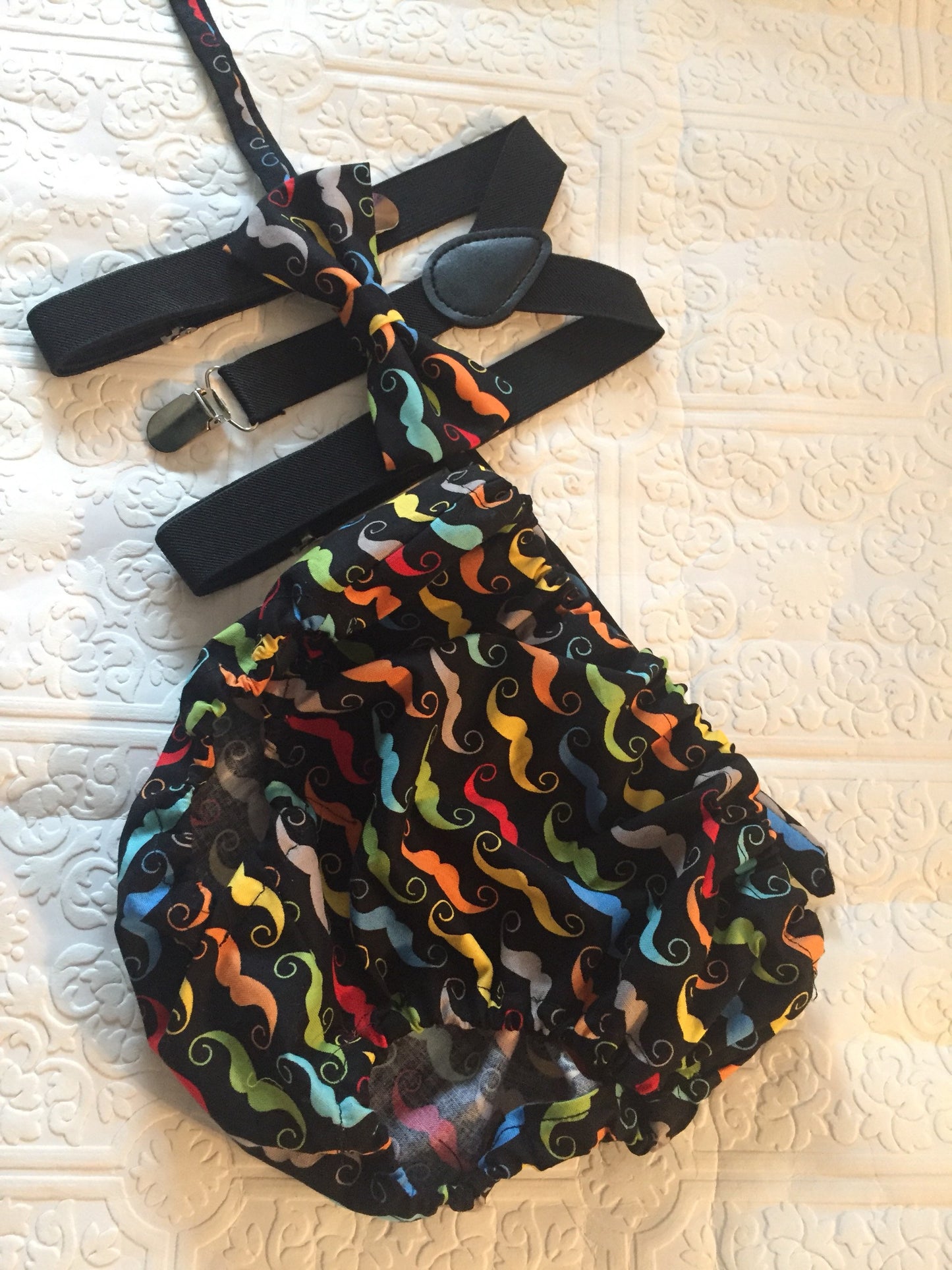 Little man 1st birthday outfit, 1st birthday cake smash outfit, mustache cake smash outfit, mustache tie and diaper cover, boy cake smash