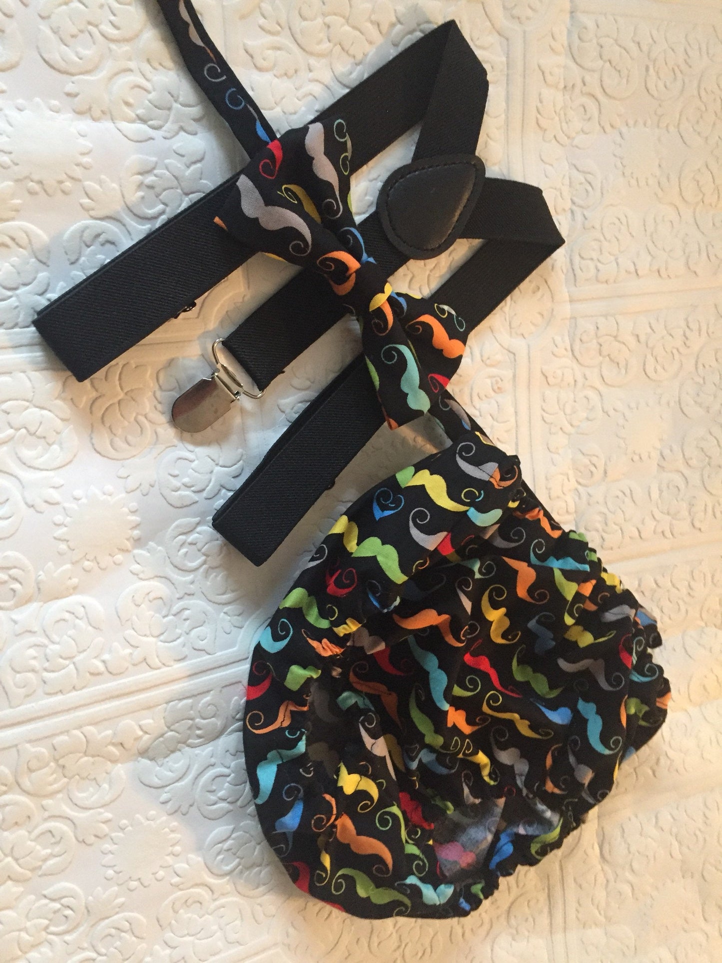Little man 1st birthday outfit, 1st birthday cake smash outfit, mustache cake smash outfit, mustache tie and diaper cover, boy cake smash