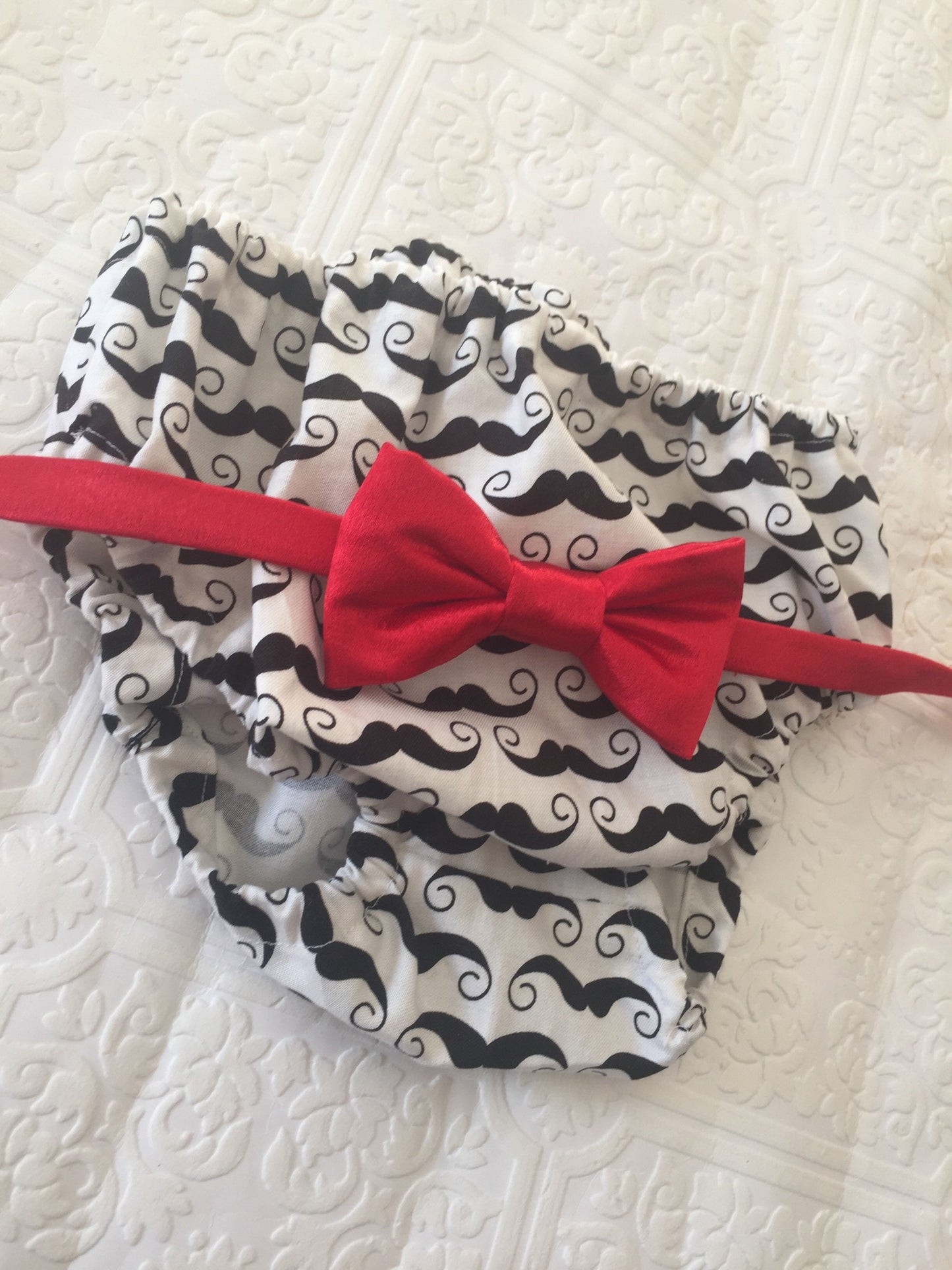 Little man 1st birthday outfit, 1st birthday cake smash outfit, mustache cake smash outfit, red bow tie and diaper cover, boy cake smash