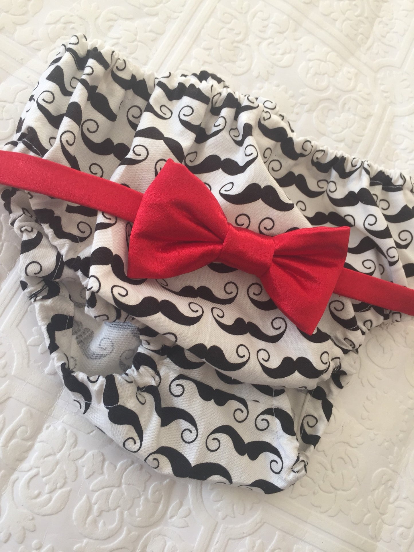 Little man 1st birthday outfit, 1st birthday cake smash outfit, mustache cake smash outfit, red bow tie and diaper cover, boy cake smash