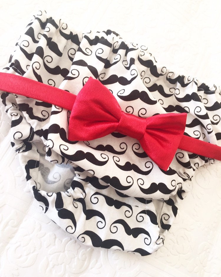 Little man 1st birthday outfit, 1st birthday cake smash outfit, mustache cake smash outfit, red bow tie and diaper cover, boy cake smash