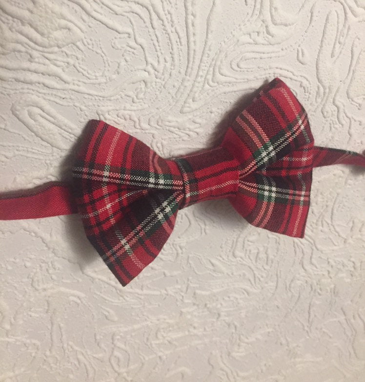 Royal Stuart Tartan Christmas Bow Tie, Red Royal Stewart Bow Tie, Baby and Children Bow Tie, Adult Mens Red Plaid Bow tie, Xmas Outfit