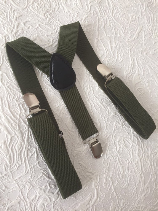 Green Suspenders, Toddler Suspenders, Kids Suspenders, Wedding Suspenders, Boys Suspenders, Baby Suspenders, Ring Bearer Outfit, Page Boy