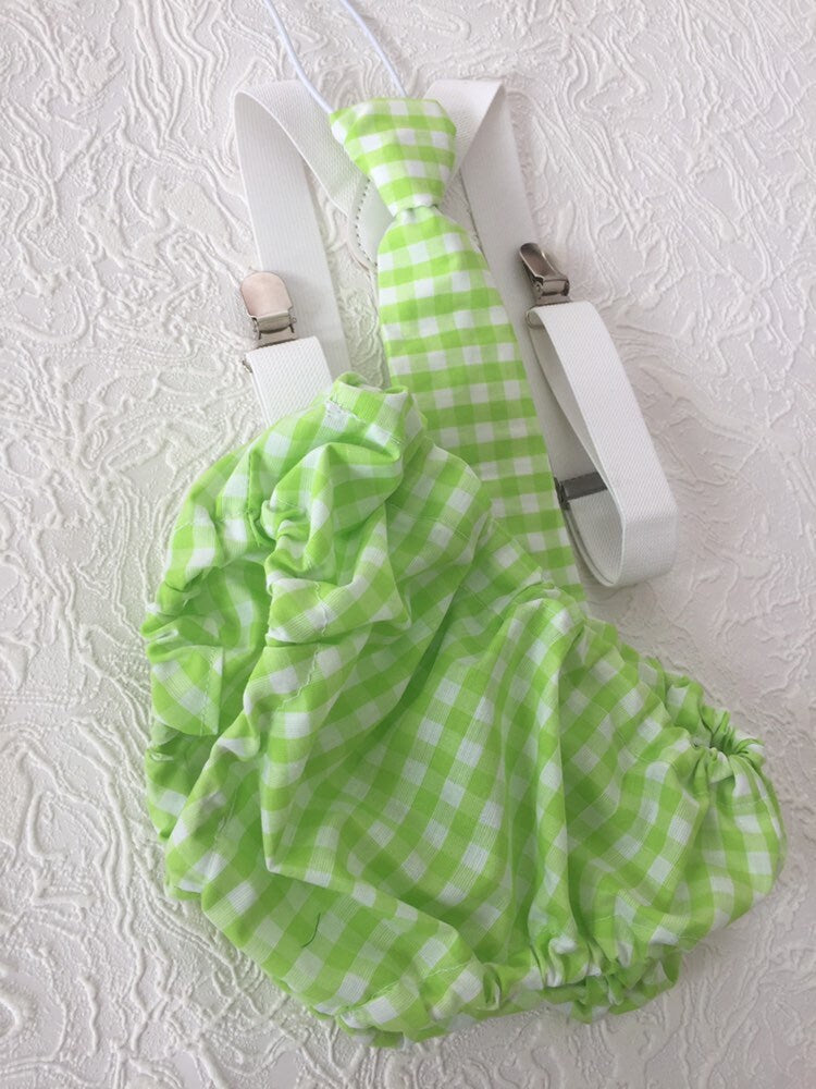 Boy Cake Smash Outfit, Boy 1st Birthday, 1st Birthday, Milestone Pictures, Boy 1st Birthday Outfit, Green Plaid Cake Smash Set