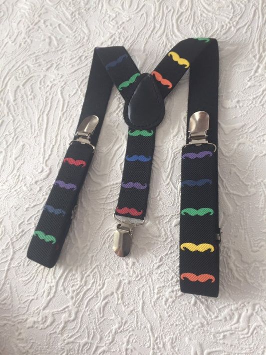 Movember baby suspenders, baby suspenders, toddler suspenders, black suspenders, movember toddler, moustache baby suspenders, suspenders