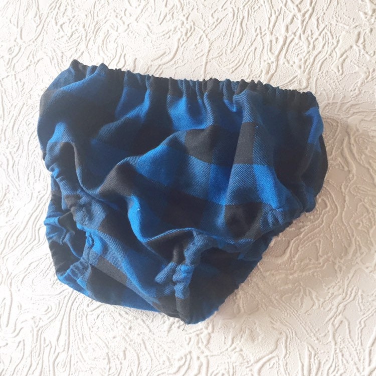 Diaper Cover, Baby Boy Diaper Cover, Newborn Diaper Cover, Toddler Diaper Cover, Buffalo Plaid Diaper Cover, Black and blue Diaper Cover