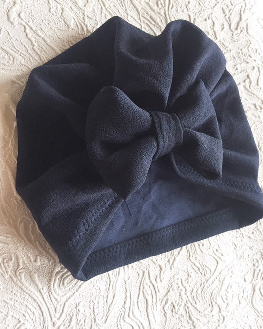 Navy Baby Turban | Navy Blue Baby Turbans | Turban | Headwrap | Turban for Baby | Headwraps for Baby | Turbans | Headwraps | Navy Blue