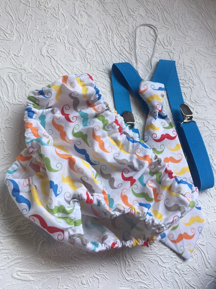 Mustache 1st birthday outfit, little man first birthday outfit, blue and white birthday, mustache baby, boy cake smash outfit