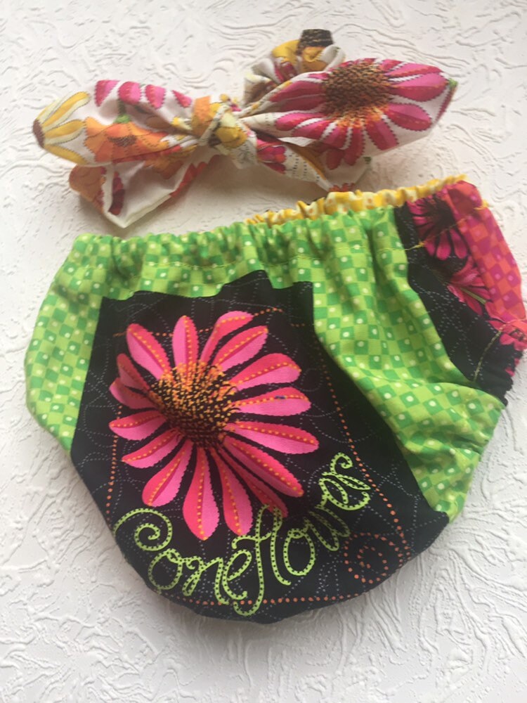Flora Baby Bloomer Set,Baby Headband,Baby Girl Headband, Baby Bloomers,Baby Girl Clothing,Kids Clothing,Coming Home Newborn Bloomers, flower